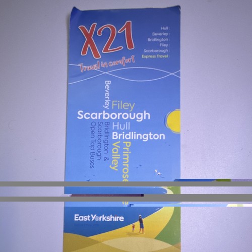East yorkshire x21 bus - east,