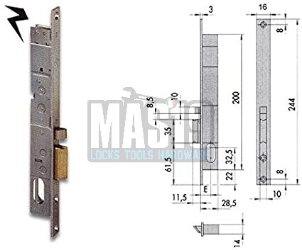 Electric lock cisa 14020 - cisa,
