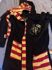 Harry Potter Hogwarts Womens Soft Dressing Gown Bathrobe Size S