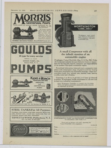 1926 worthington pump - 1926,