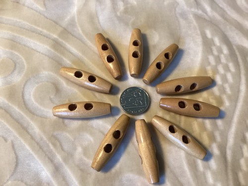 New wooden toggles - new,