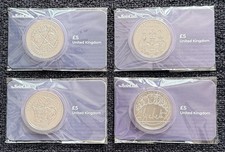 Five Pound Coin Set of 4
