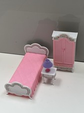 Vintage Barbie Bedroom Furniture Bed Wardrobe  Lots  Mattel 1997