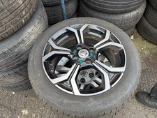 ALLOY WHEEL MG MG3 2021 16 INCH WITH TYRE SPARE DIAMOND CUT 195/55R16 REF2