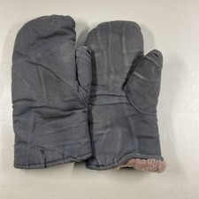 Thick Fleece Lined Sheepskin Mittens L  XL