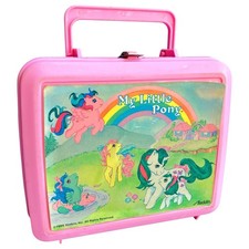Vintage My Little Pony Lunchbox 1986 Aladdin Hasbro Pink Rainbow No Thermos Vtg