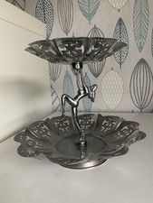 Chrome Cake Stand, Art Deco