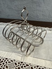 Antique Silver Plate Toast