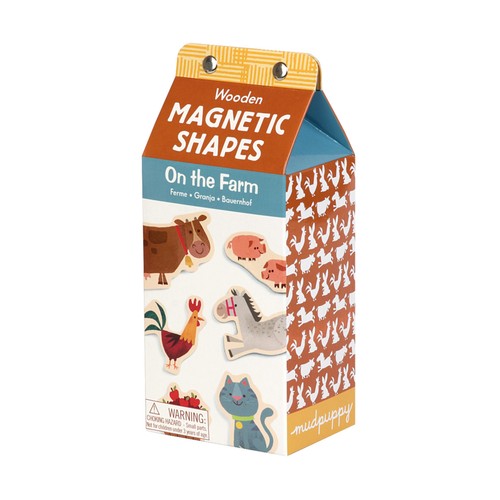 Farm magnetic shapes set - shapes,