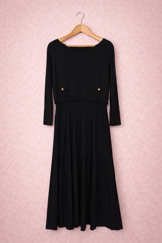 Monsoon pleated black - monsoon,