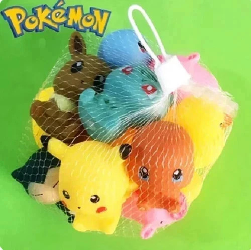 Pokémon squeaking bath toys - squeaking,