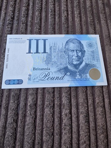 Charles iii britannia - iii, £1