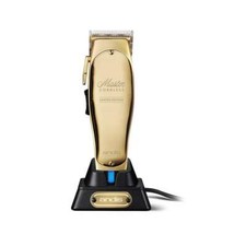 ANDIS CORDLESS MASTER LIMITED EDITION GOLD WITH PREMIUM GUARDS UK PLUG 12545