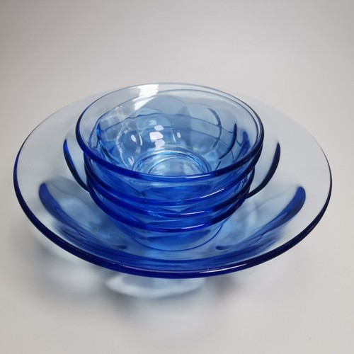 Blue glass circle design - ~, ~
