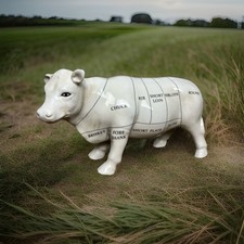 Ceramic butcher cow - butcher’s,