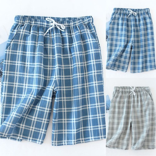 Pants shorts plaid nightwear - plaid,