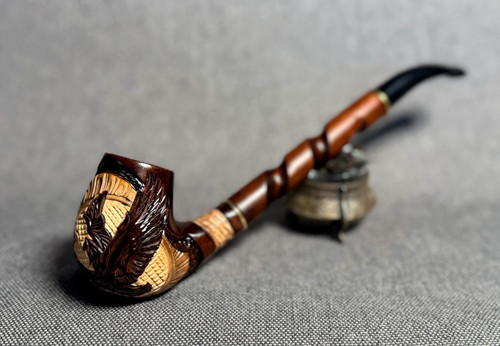 Smoking tobacco wooden long