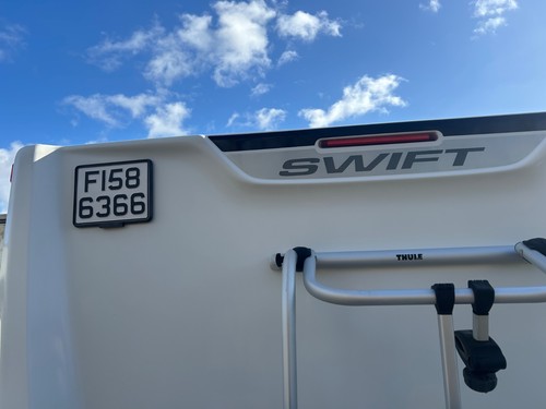 Caravan trailer number plate - number,