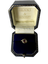 Ruby and Cubic Zirconia Ring