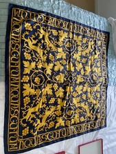 AUTHENTIC CARTIER SILK SCARF 85x85cm NEW WITH BOX