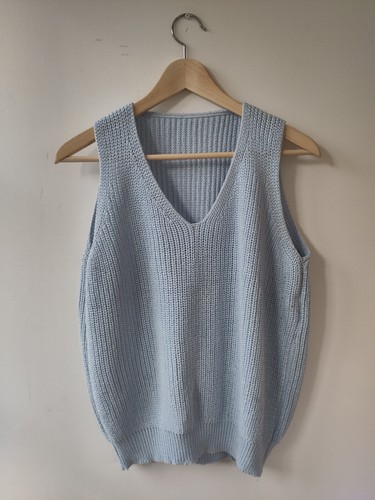 Light blue sweater - sweater, vest