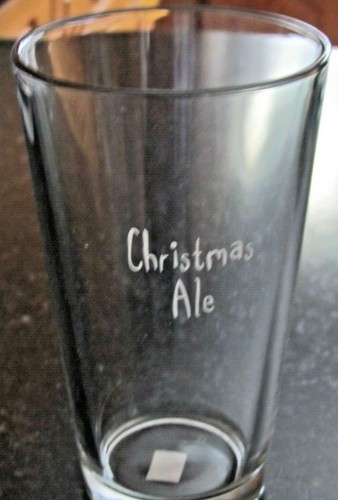 Christmas ale clear glass - christmas,