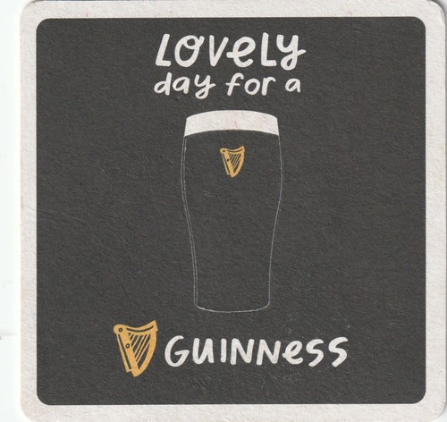 Beer mat guinness lovely - mat,