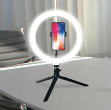 10" LED Ring Light with Stand for YouTube Makeup Video Live Phone Selfies Gift