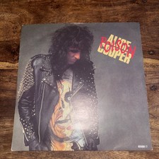 Alice Cooper Poison 1989 7 Inch Vinyl Record Black Epic Rock Single 45RPM