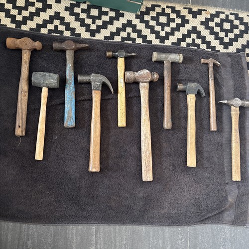 Vintage hammers job lot - 10,