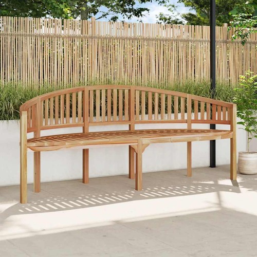 Banana bench solid teak wood - banana,