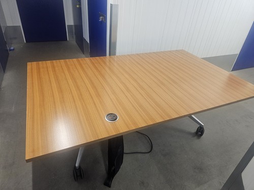 Folding conference table desk - conference,