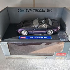 Sun Star 2004 TVR Tuscan MK2 Model Car Reflex Green 1/18 Chameleon Paint Ref MT2