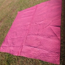 vintage red welsh quilt