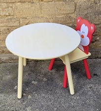 Kids Round Table & 1 Bear