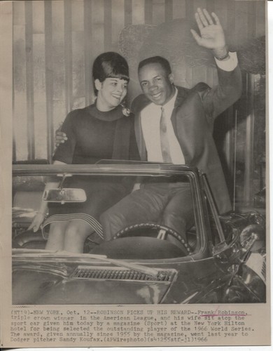 1966 press photo - triple, crown