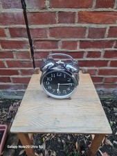 XTRA LARGE CLOCK ALARM Winding .Old SchoolVintage Clock .good Working Condition