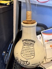 Dr Nelson's Antique Vintage Inhaler Boots Chemist Stoneware