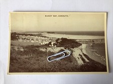 Sandy bay exmouth devon - exmouth, rppc