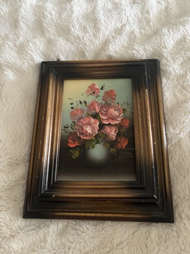 Vintage oil painting key - -,