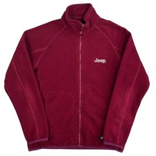 Jeep Zip Up Fleece Burgundy 