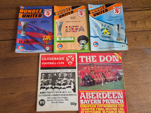 Football programmes dundee - programmes.,