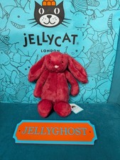 Jellycat Little Bashful Redcurrant Bunny - BNWT UK AUTHENTIC RARE ✅