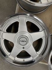 4 x Azev Type A Alloys Deep Dish 9x16 4 X100 Polished Rims. Alloy Wheels,