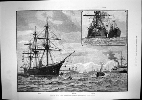Old naval review fleet - review,