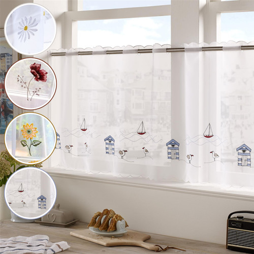 Kitchen voile ready made café - kitchen,