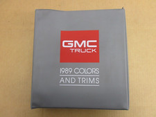 1989 GMC dealer album Color &