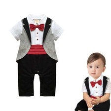 Baby Boy Bow Tie Tuxedo