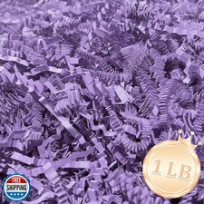 1 LB Light Purple Crinkle Cut