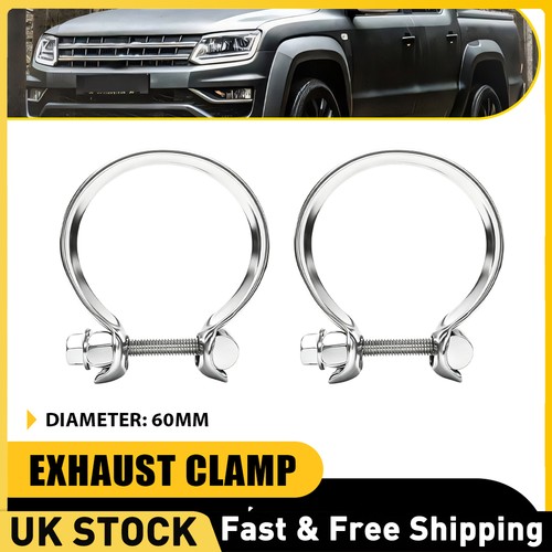 Exhaust system clamp 60mm - 2x,